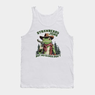 Strawberry Jams But My Glock Don't - funny sayings Tank Top